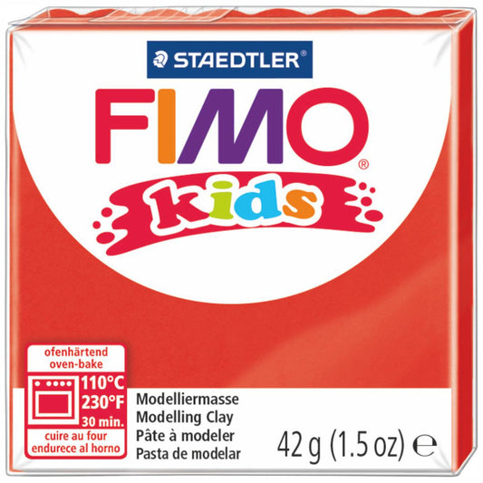 STAEDTLER Modelliermasse Fimo kids 42g 8030-2 rot