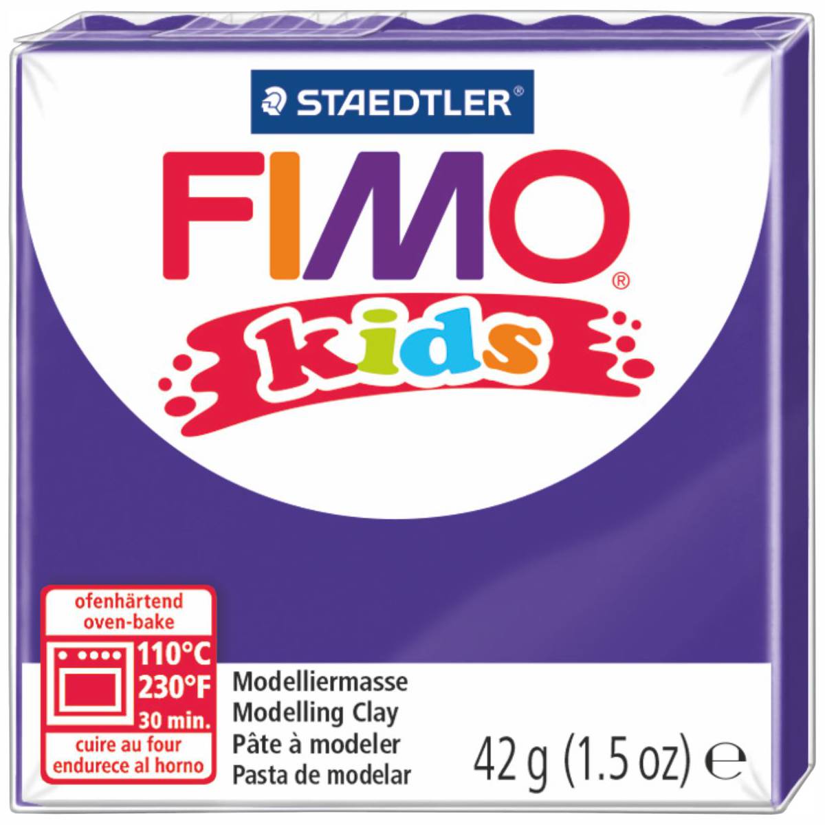 STAEDTLER Modelliermasse Fimo kids 42g 8030-6 lila