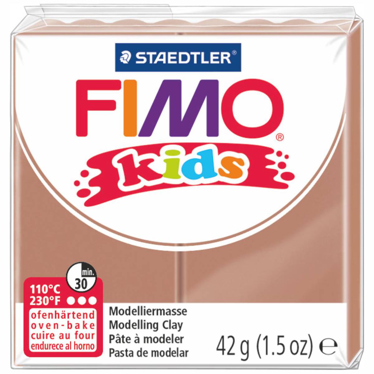 STAEDTLER Modelliermasse Fimo kids 42g 8030-71 hellbraun