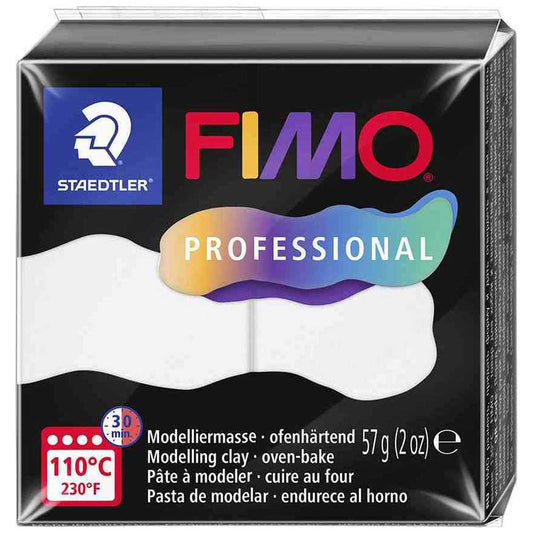 STAEDTLER Modelliermasse Fimo prof. 57g 8040-0 weiß