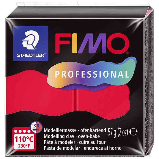 STAEDTLER Modelliermasse Fimo prof. 57g 8040-200 rot
