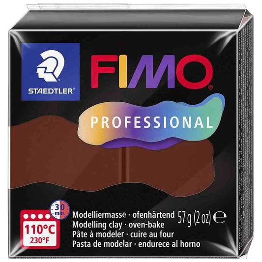 STAEDTLER Modelliermasse Fimo prof. 57g 8040-77 schoko
