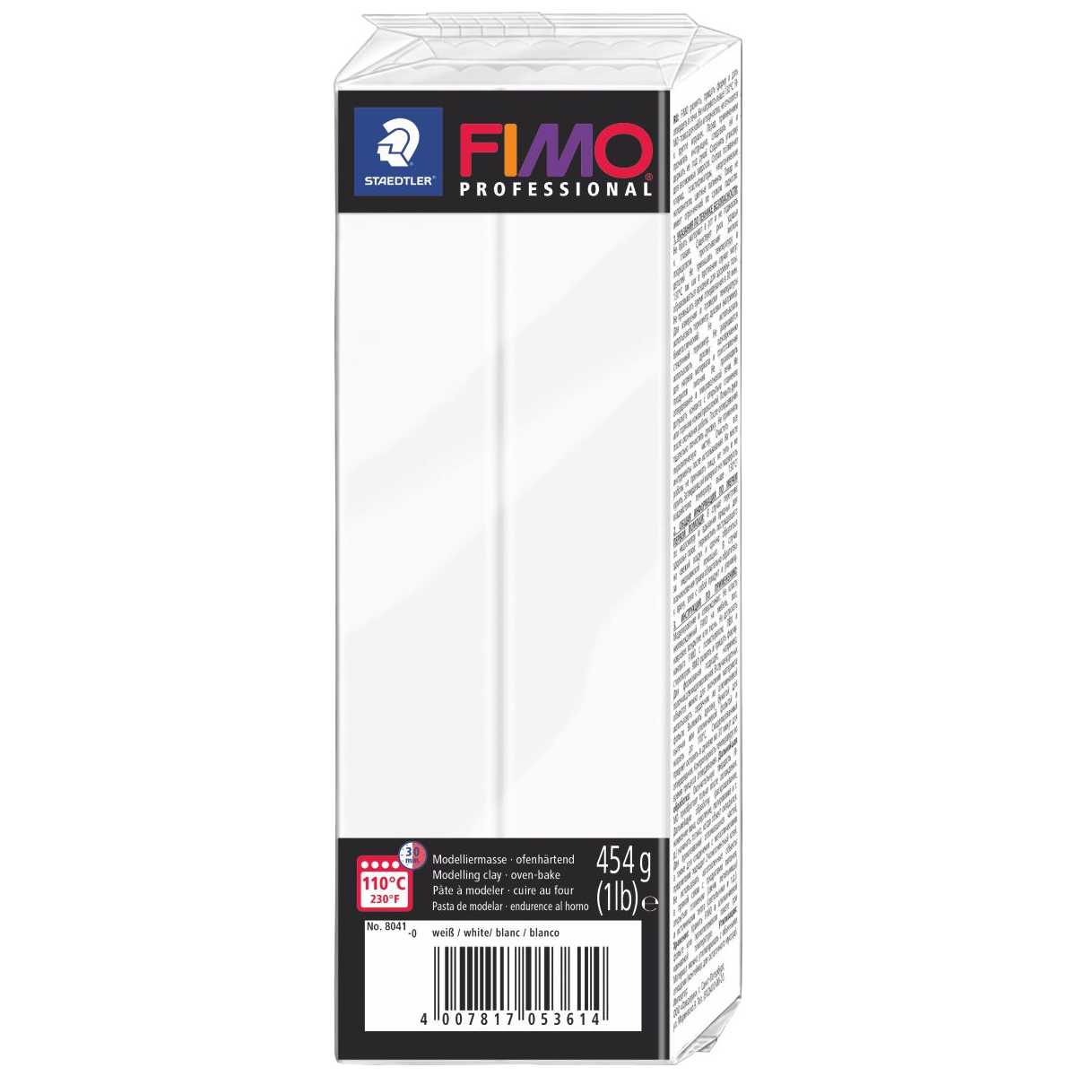 STAEDTLER Modelliermasse Fimo professional Doll Art 454g weiß 8041-0
