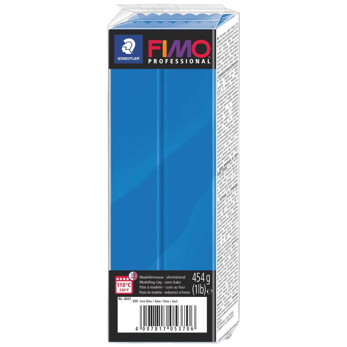 STAEDTLER Modelliermasse Fimo professional Doll Art 454g reinblau 8041-300