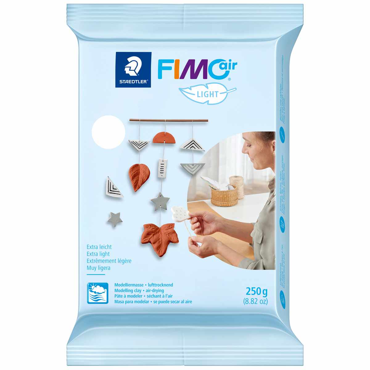 STAEDTLER Modelliermasse Fimo Air light 250g weiß