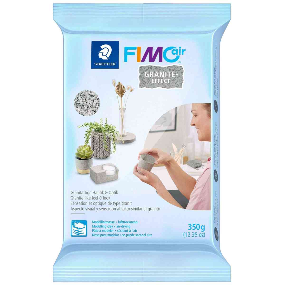 STAEDTLER Modelliermasse lufthärtend FIMOair granite-effect 8150 350g