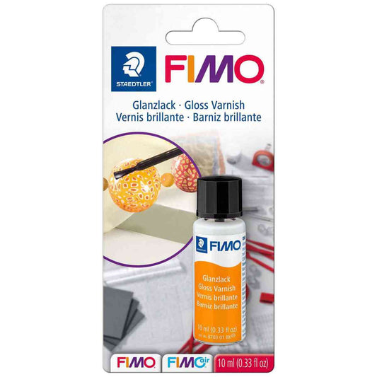 STAEDTLER Fimo Glanzlack 10ml mit Pinsel auf Wasserbasis