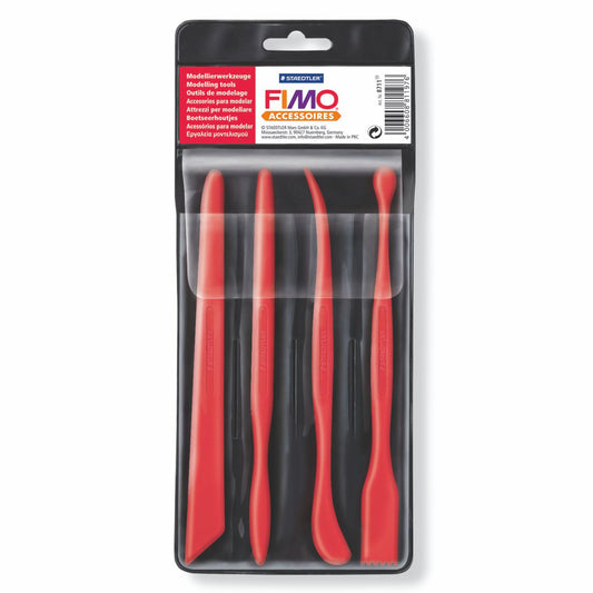 STAEDTLER Modellierwerkzeug Set 8711 für FIMO 4 Stück