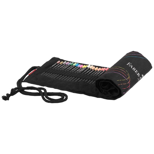 FABER CASTELL Farbstifte Black Edition 72 Farben + Stifterolle GRATIS