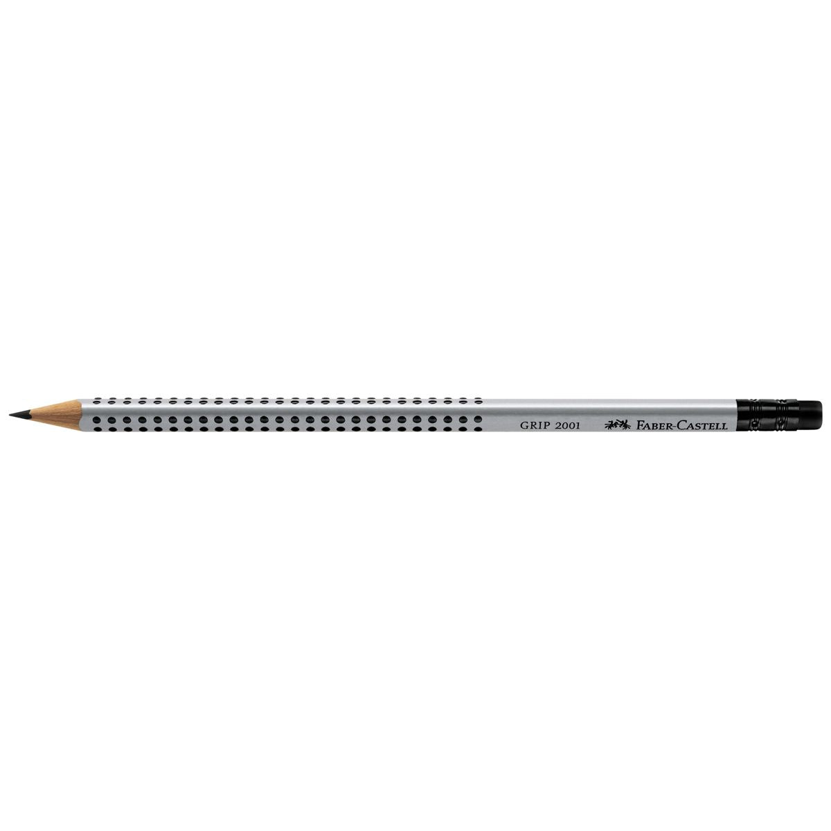 FABER CASTELL Bleistift GRIP 2001 HB mit Gummitip