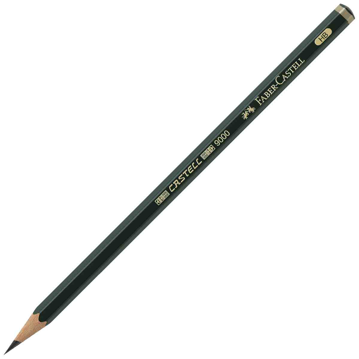 FABER CASTELL Bleistift 9000 Härte HB