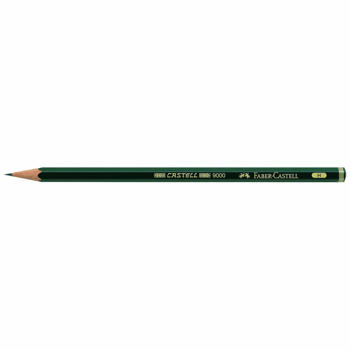 FABER CASTELL Bleistift 9000 Härte H