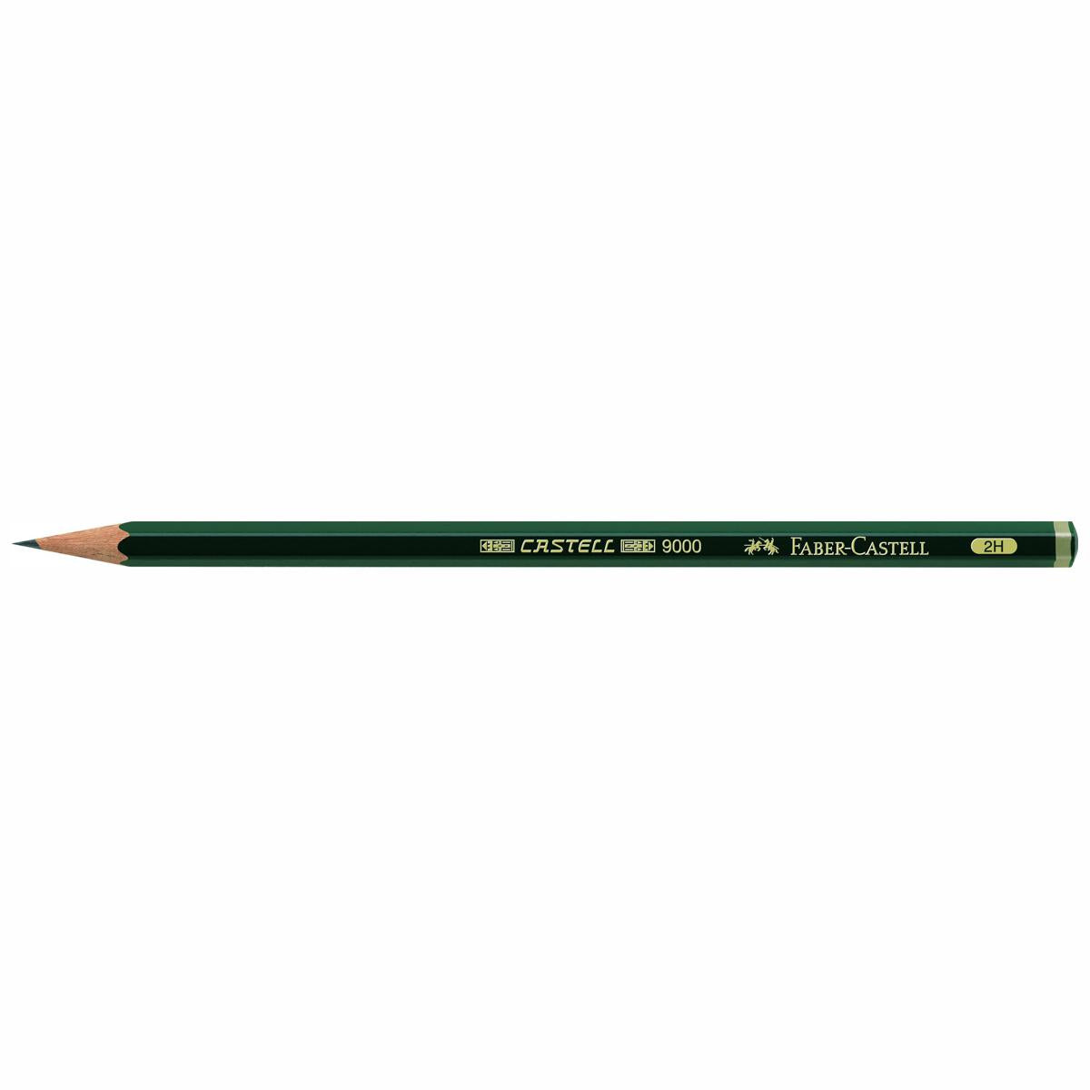 FABER CASTELL Bleistift 9000 Härte 2H