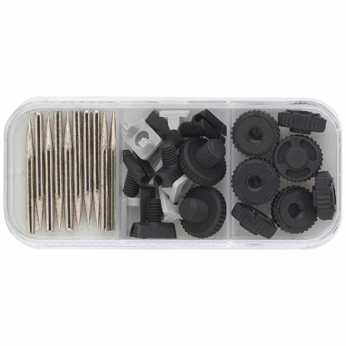 FABER CASTELL Zirkel Ersatzteil-Set Spitzen Muttern Schrauben Halter