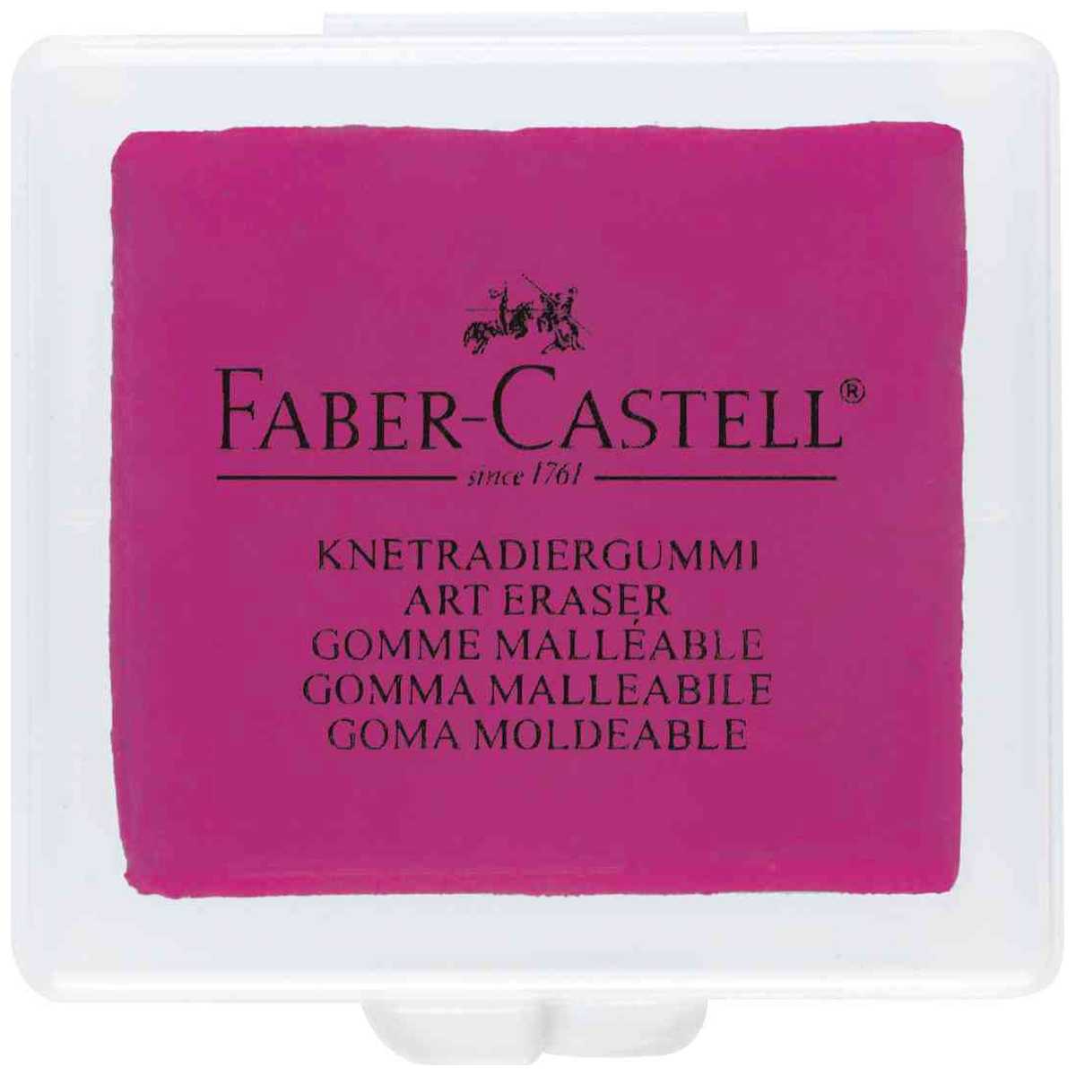 FABER CASTELL Knetradiergummi ART ERASER Trend 3 Stück blau bromeere türkis