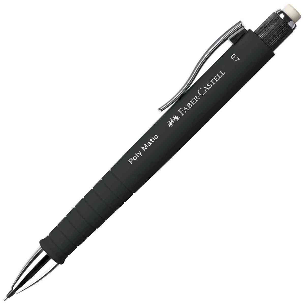 FABER CASTELL Druckbleistift POLY MATIC 0,7mm schwarz