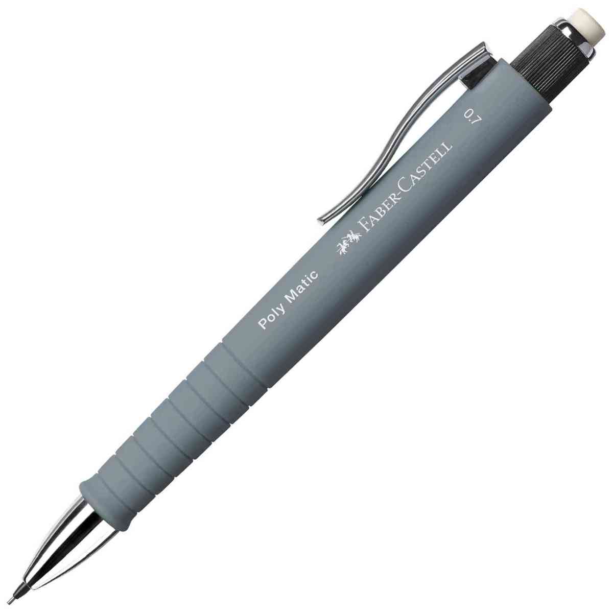FABER CASTELL Druckbleistift POLY MATIC 0,7mm grau