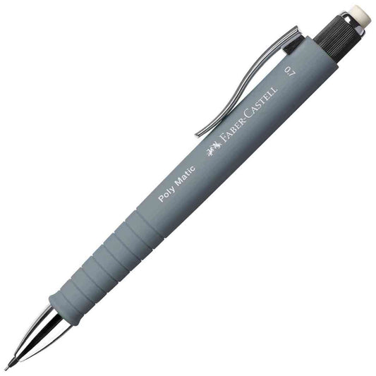FABER CASTELL Druckbleistift POLY MATIC 0,7mm grau