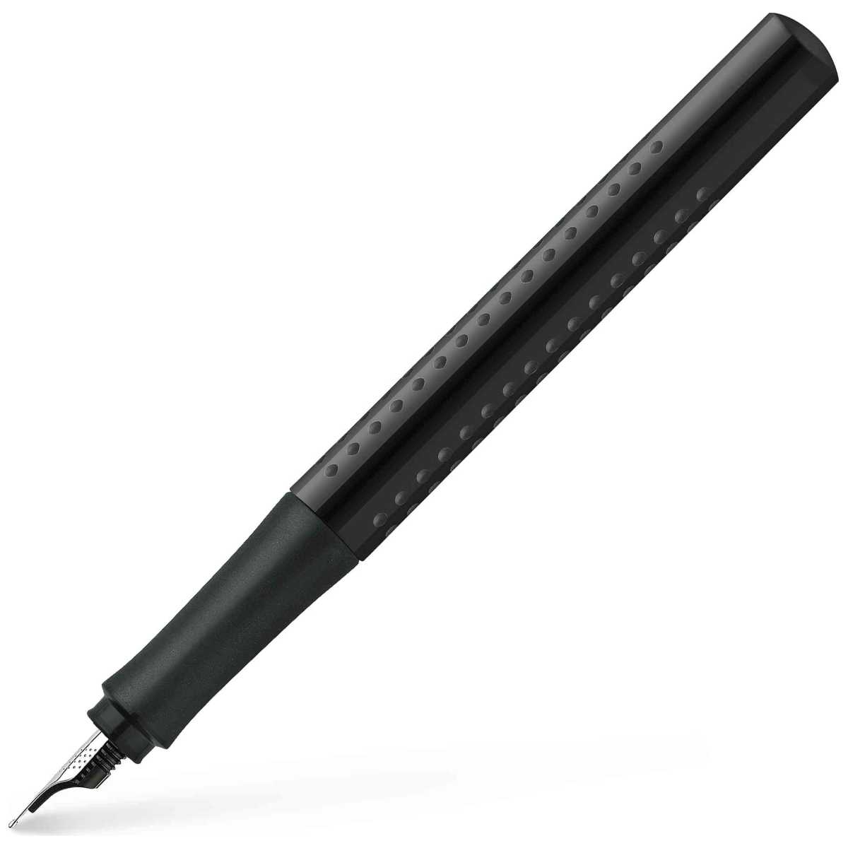 FABER CASTELL Füllhalter Grip 2010 M schwarz hochglänzend