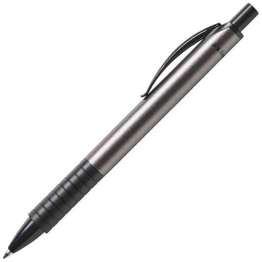 FABER CASTELL Kugelschreiber Basic M Aluminium anthrazit