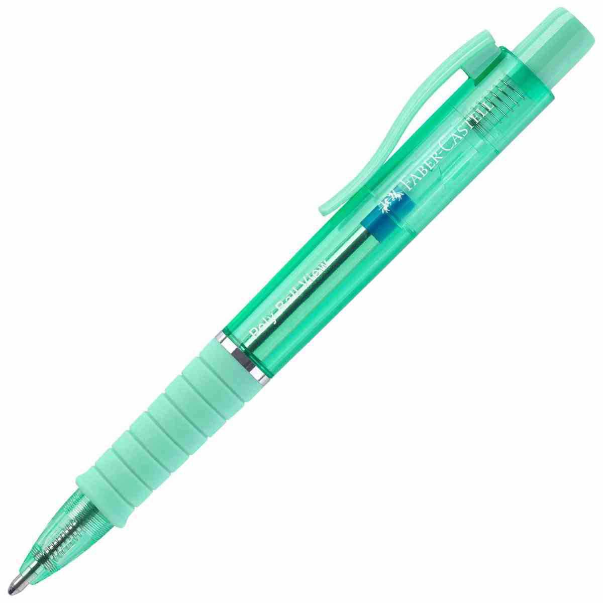 FABER CASTELL Kugelschreiber POLY BALL View XB jelly mint