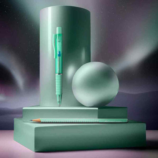 FABER CASTELL Kugelschreiber POLY BALL View XB jelly mint