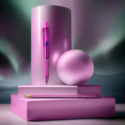 FABER CASTELL Kugelschreiber POLY BALL View XB electric fuchsia