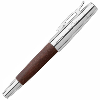 FABER CASTELL Füllhalter M e-motion Holz / Chrom Birnbaum dunkelbraun