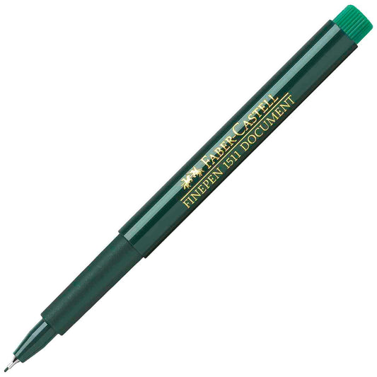 FABER CASTELL Fineliner 1511 FINEPEN 0,4mm grün