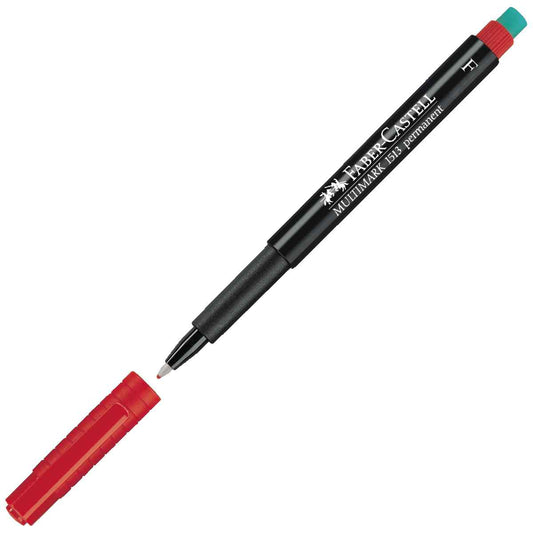 FABER CASTELL Folienstift MULTIMARK 0,6mm permanent F rot