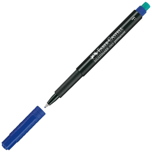 FABER CASTELL Folienstift MULTIMARK 0,6mm permanent F blau