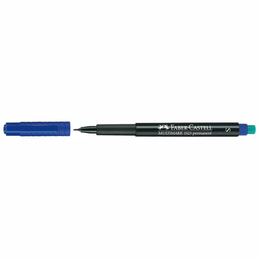 FABER CASTELL Folienstift MULTIMARK 0,4mm permanent S blau