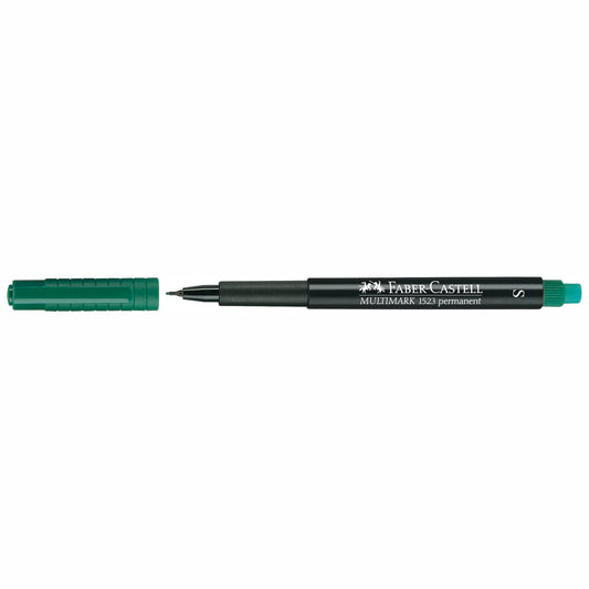 FABER CASTELL Folienstift MULTIMARK 0,4mm permanent S grün