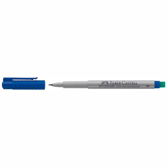 FABER CASTELL Folienstift MULTIMARK 0,4mm non-permanent S blau