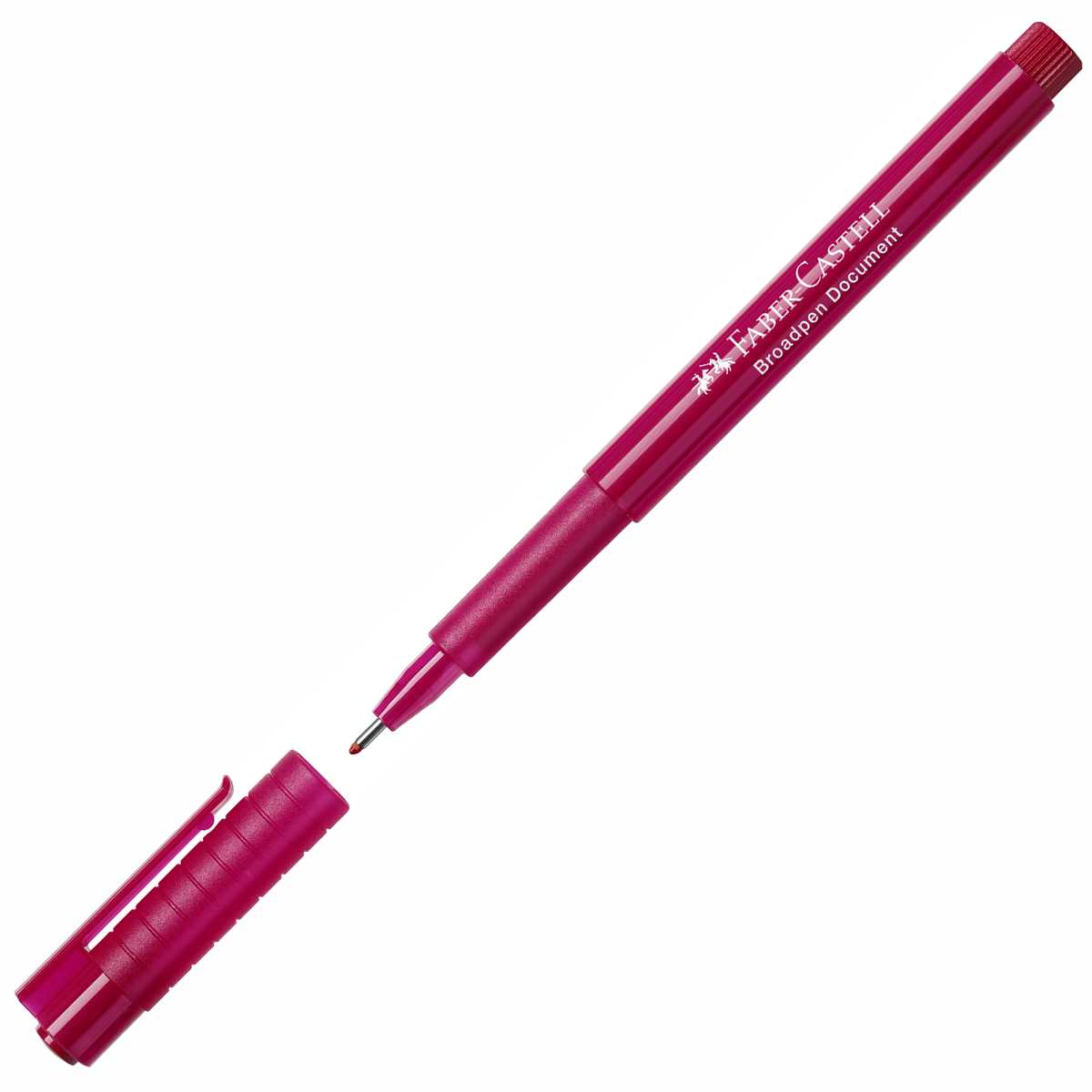 FABER CASTELL Fineliner 1554 BROADPEN 0,8mm rot