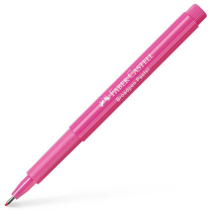 FABER CASTELL Fineliner 1554 BROADPEN 0,8mm past.purpurrosa