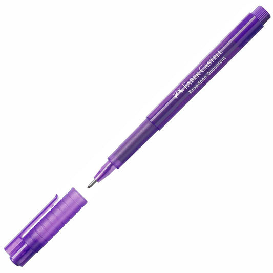 FABER CASTELL Fineliner 1554 BROADPEN 0,8mm violett
