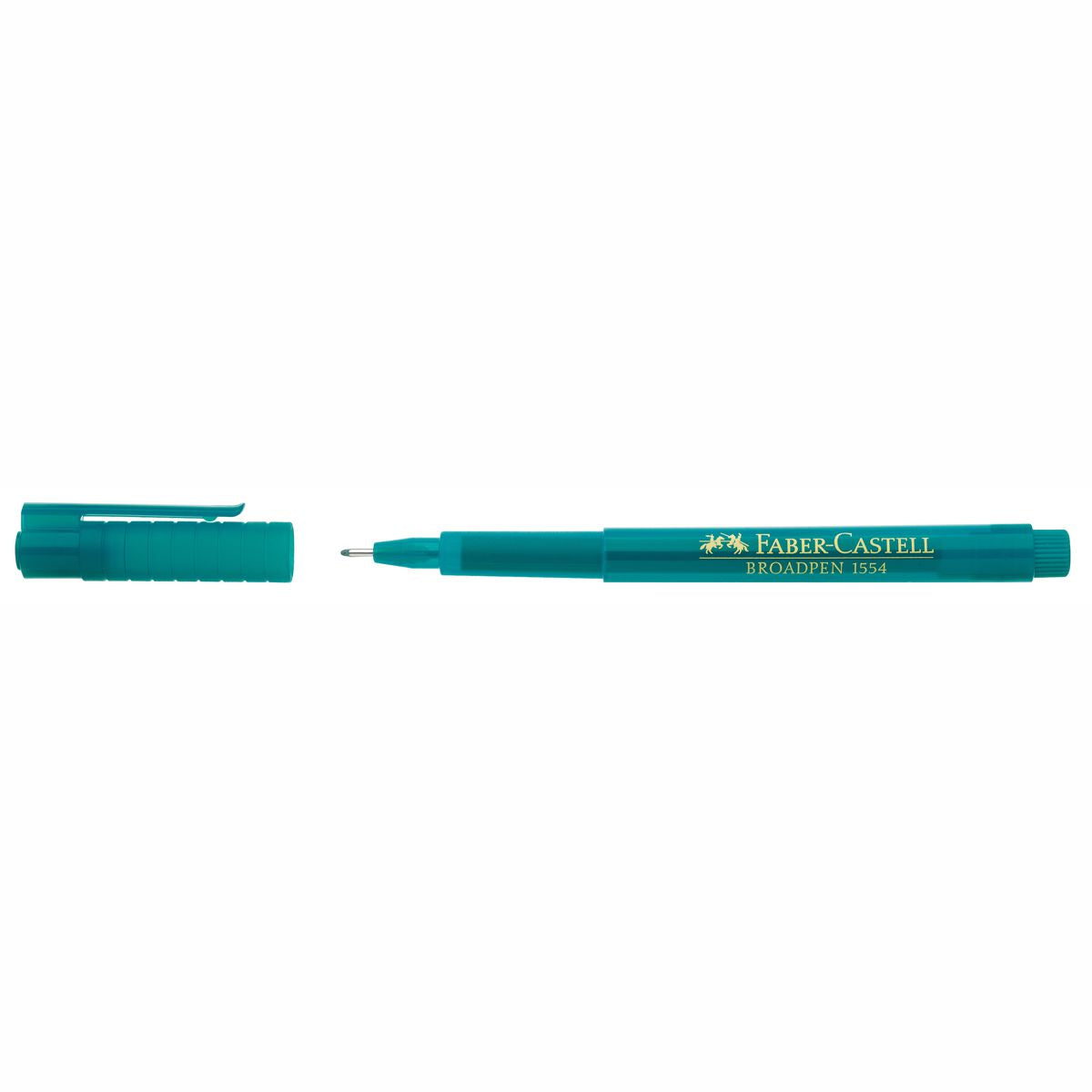 FABER CASTELL Fineliner 1554 BROADPEN 0,8mm türkis