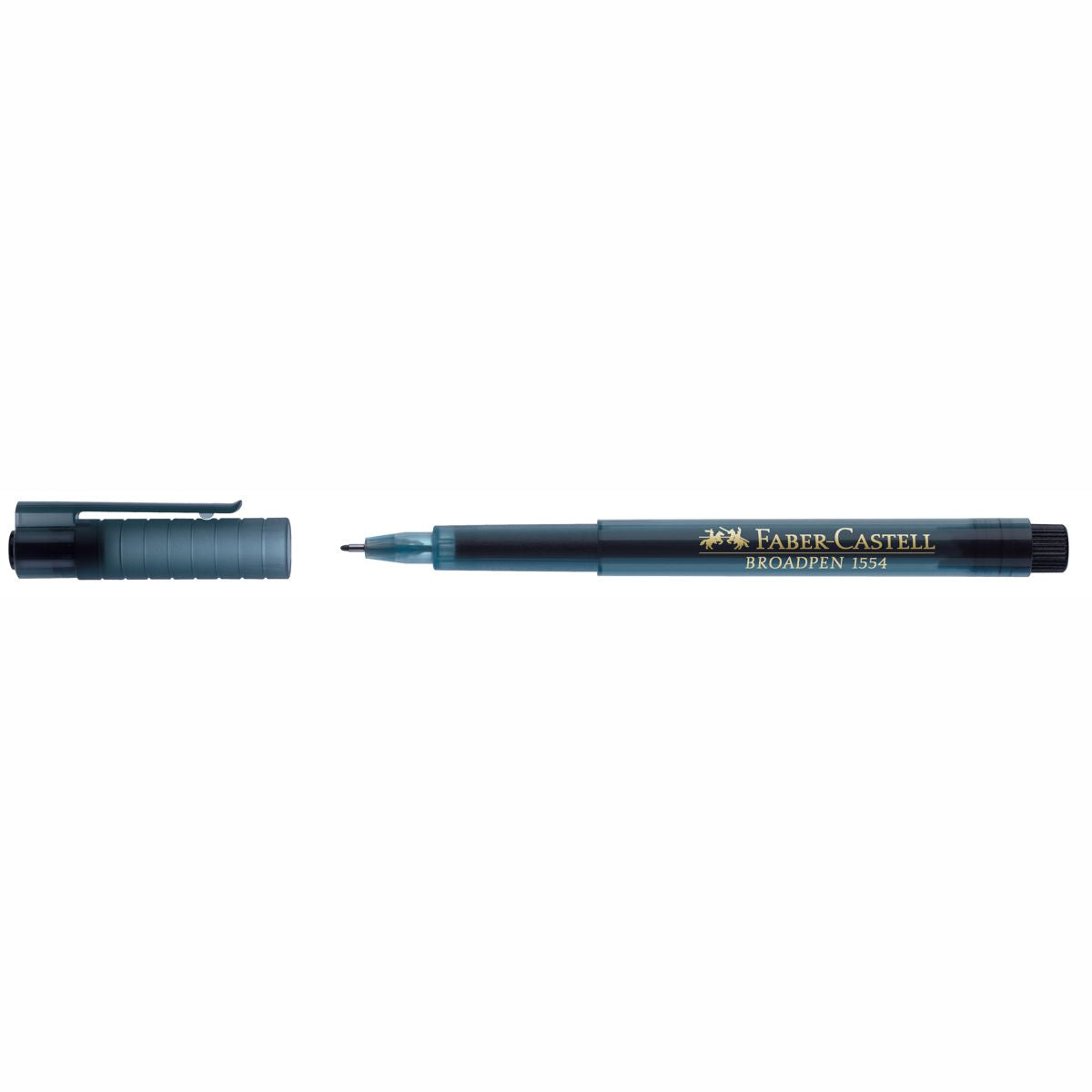 FABER CASTELL Fineliner 1554 BROADPEN 0,8mm schwarz