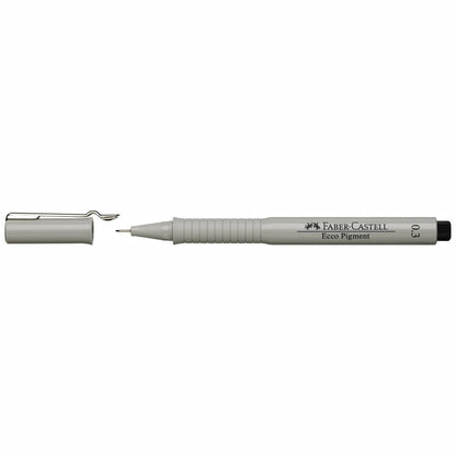 FABER CASTELL Tintenschreiber Ecco Pigment 0,3 mm schwarz