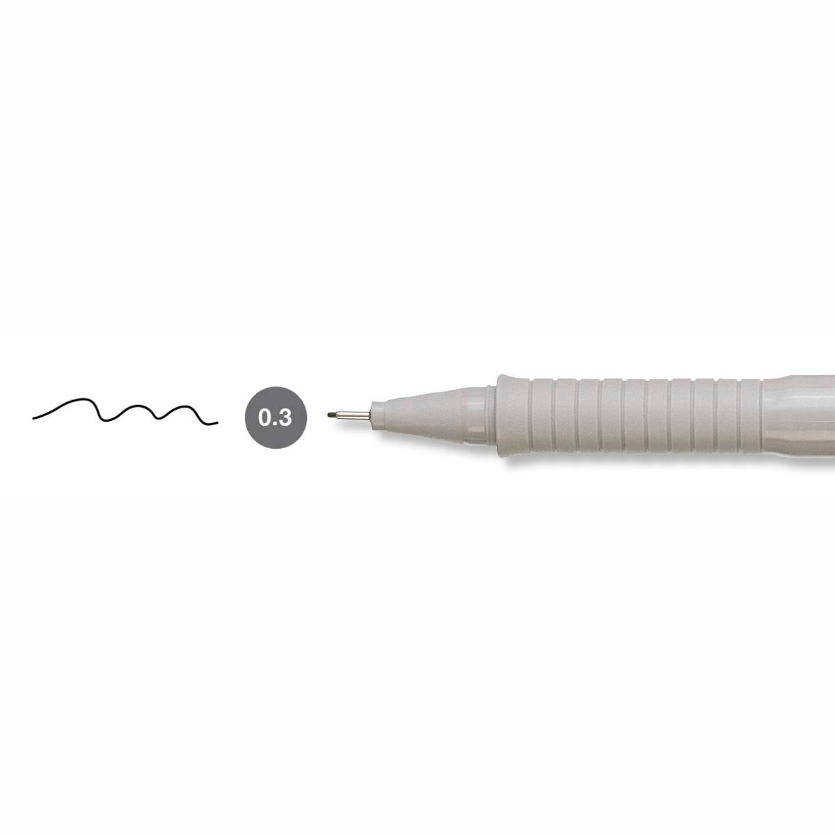 FABER CASTELL Tintenschreiber Ecco Pigment 0,3 mm schwarz