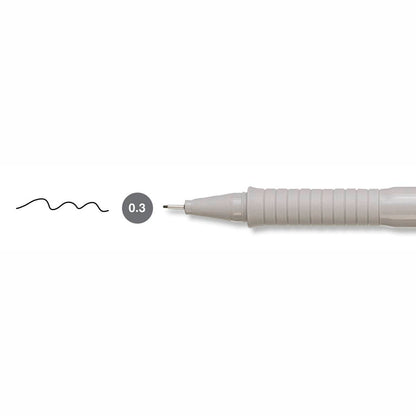 FABER CASTELL Tintenschreiber Ecco Pigment 0,3 mm schwarz