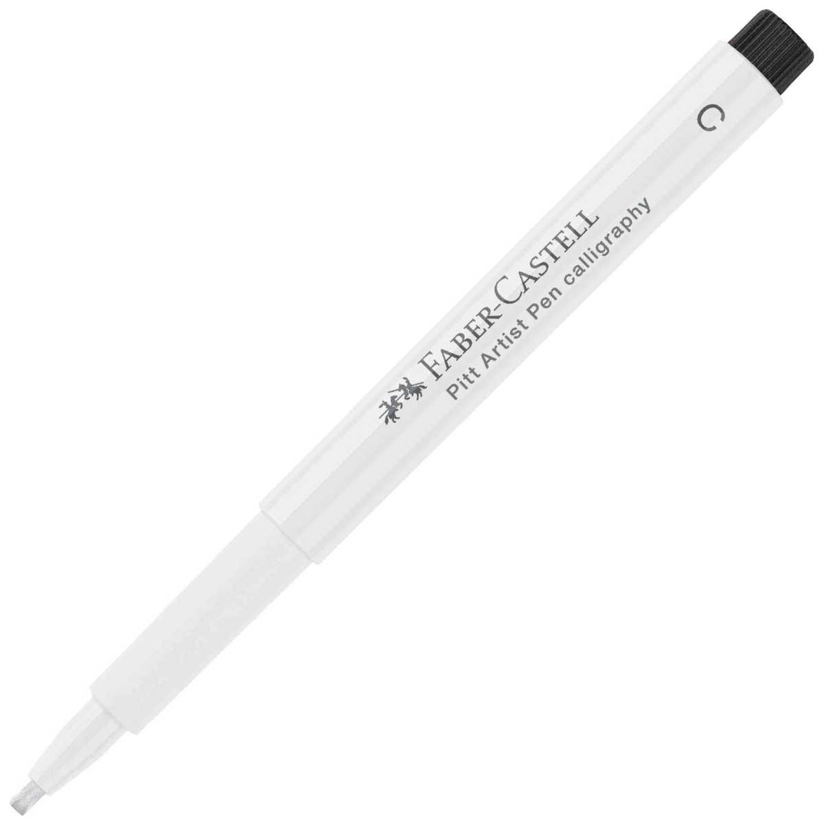 FABER CASTELL Tuschestift PITT ARTIST PEN Calligraphy C weiss Farbe: 101