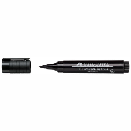 FABER CASTELL Tuschestift PITT ARTIST PEN BB schwarz Farbe: 199