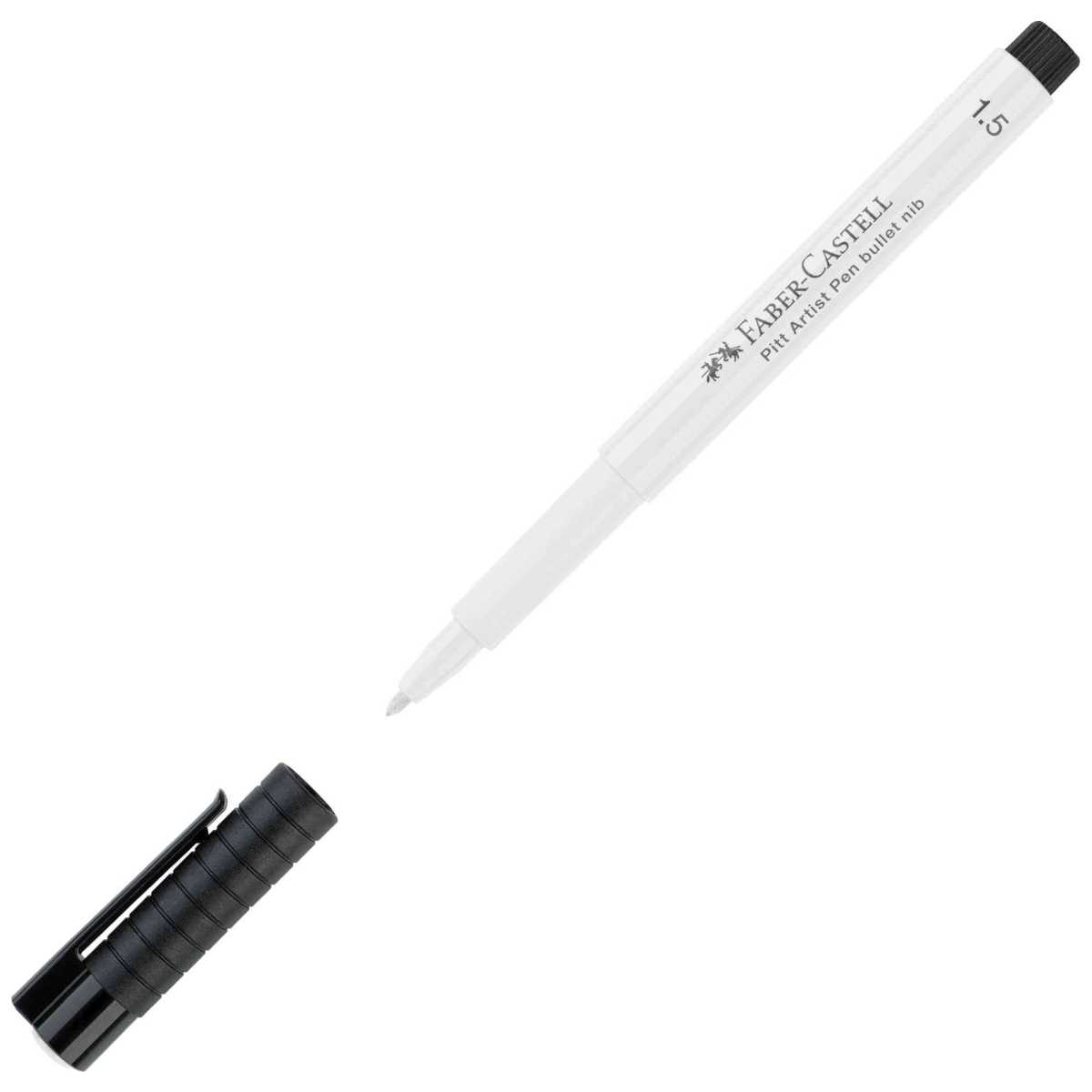 FABER CASTELL Tuschestift PITT ARTIST PEN 1.5 weiß Farbe: 101