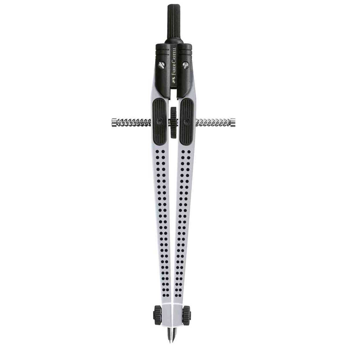 FABER CASTELL Schnellverstell Zirkel GRIP 2001 silber