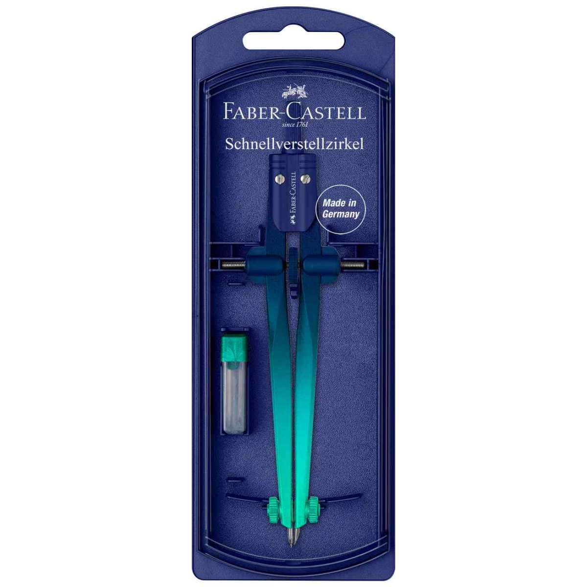 FABER CASTELL Schnellverstell Zirkel Stream Flow farbig sort