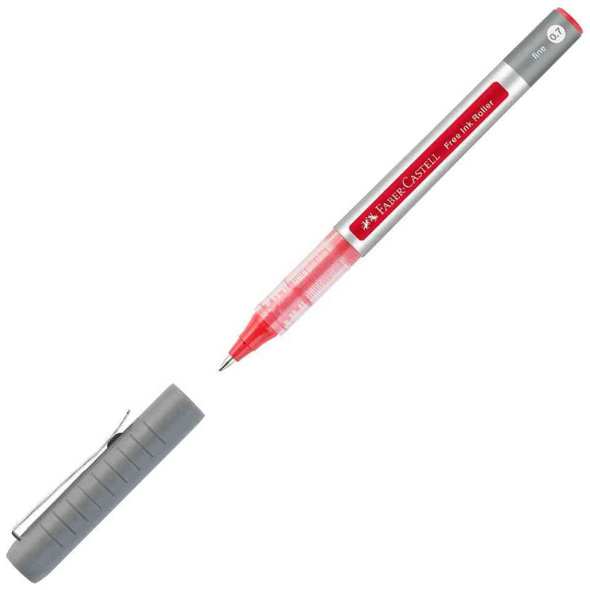 FABER CASTELL Tintenroller Free Ink fine 0,7mm rot