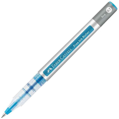 FABER CASTELL Tintenroller Free Ink fine 0,7mm hellblau
