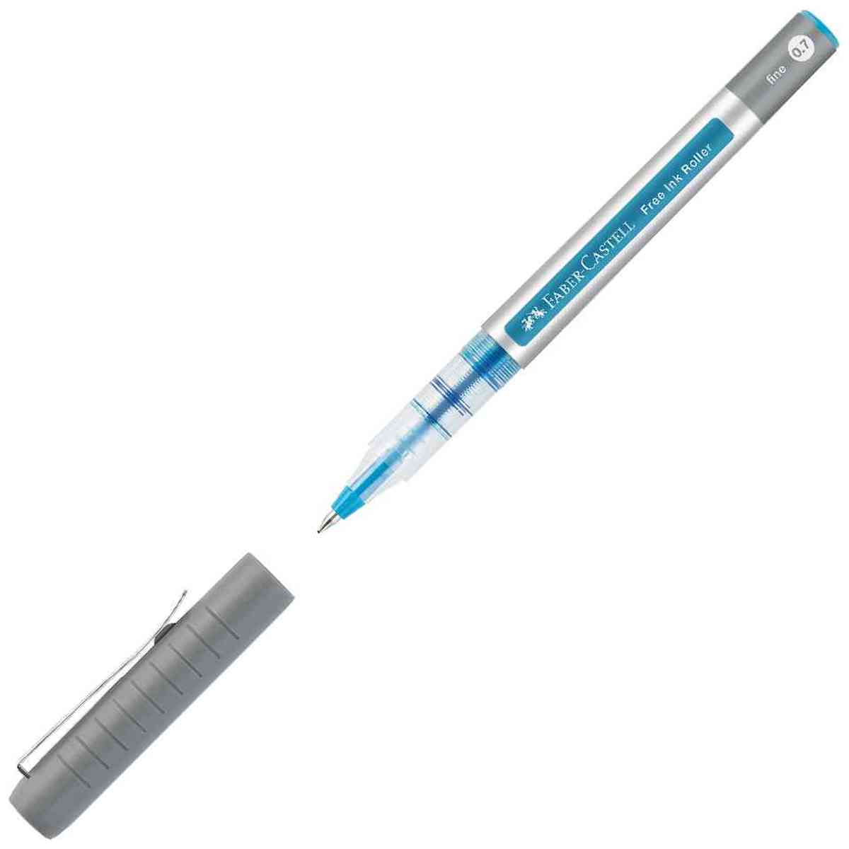 FABER CASTELL Tintenroller Free Ink fine 0,7mm hellblau
